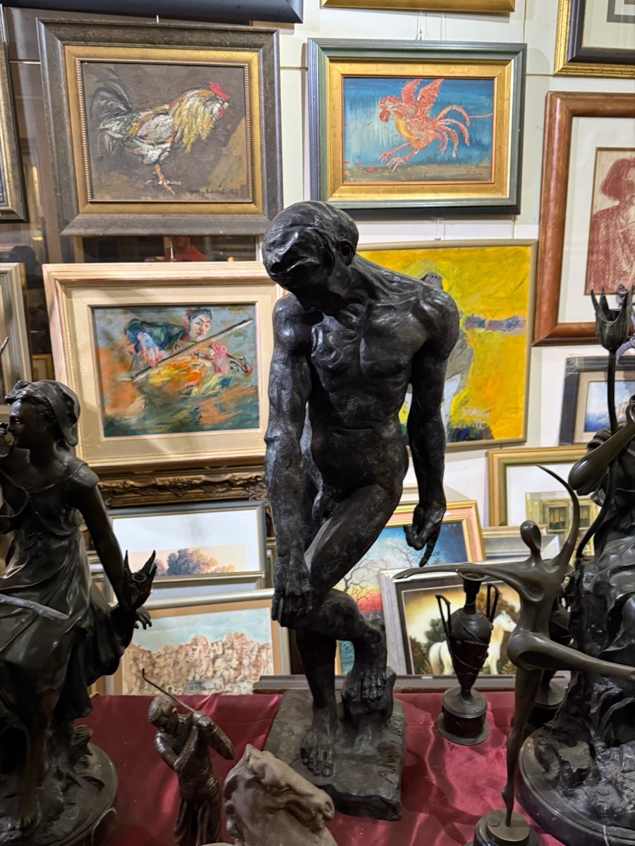Standing Male Figure Sculpture