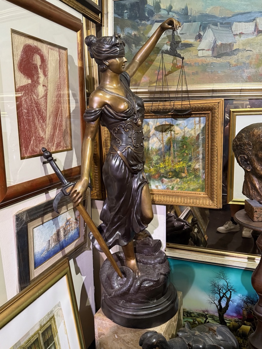 Lady Justice with Scales — Gallery View